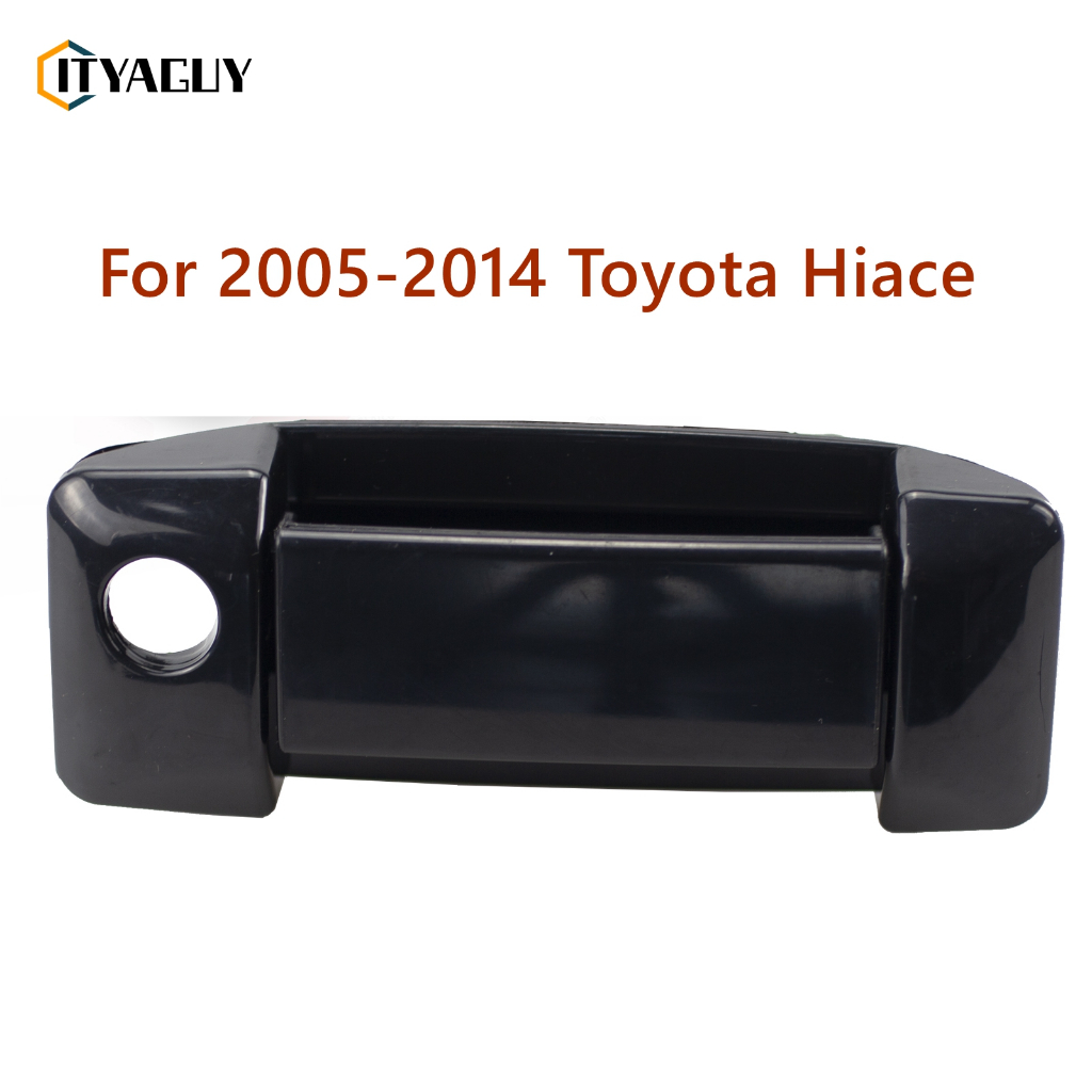 Toyota Previa, Rear Right Exterior Door Handle, 1991-1997, Black, 69230- 95D00