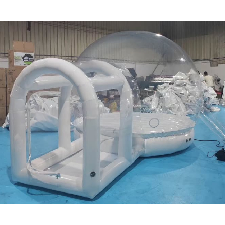 Quick installation and quick setup inflatable bubble house jumping base ...
