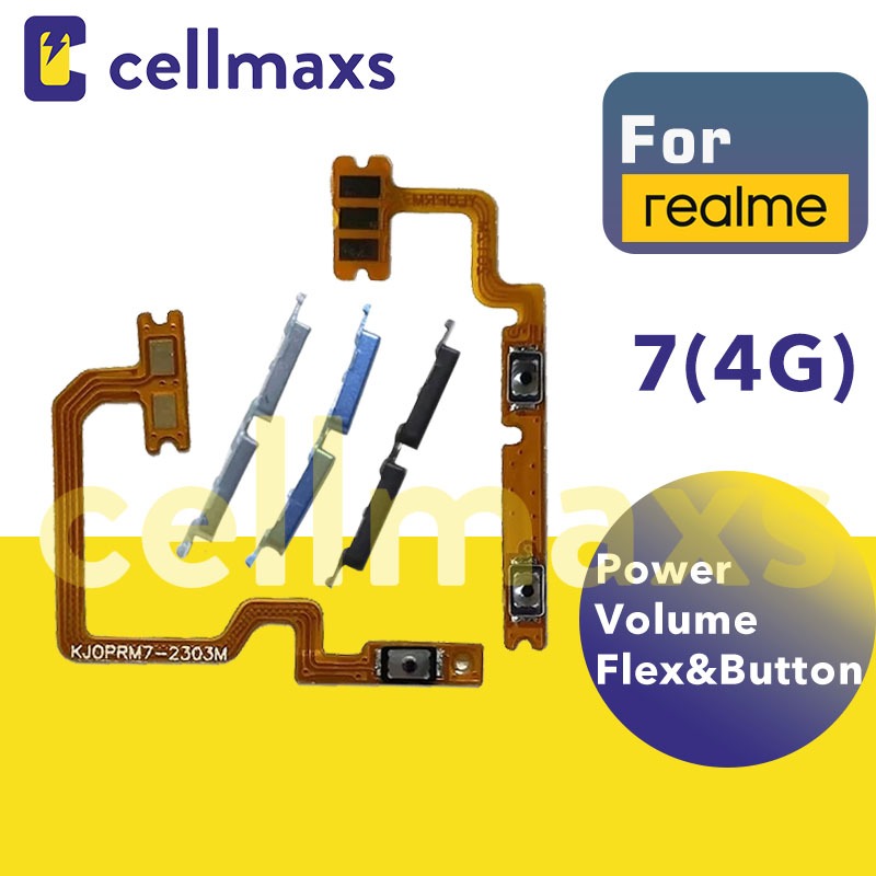 For REALME 7 4G Power On Off Volume Flex Button RMX2151 | Shopee ...