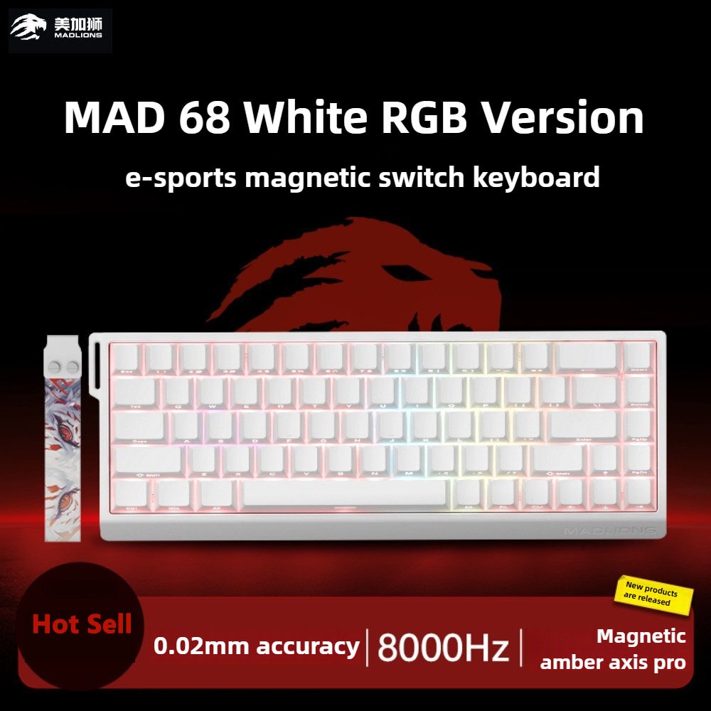 MADLIONS MAD 68 Eesports Magnetic axis keyboard with streamlined ...