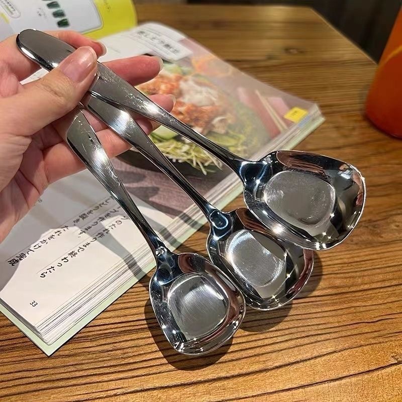 Square head spoon pudding ice cafe dessert spoon cake rice yogurt ...