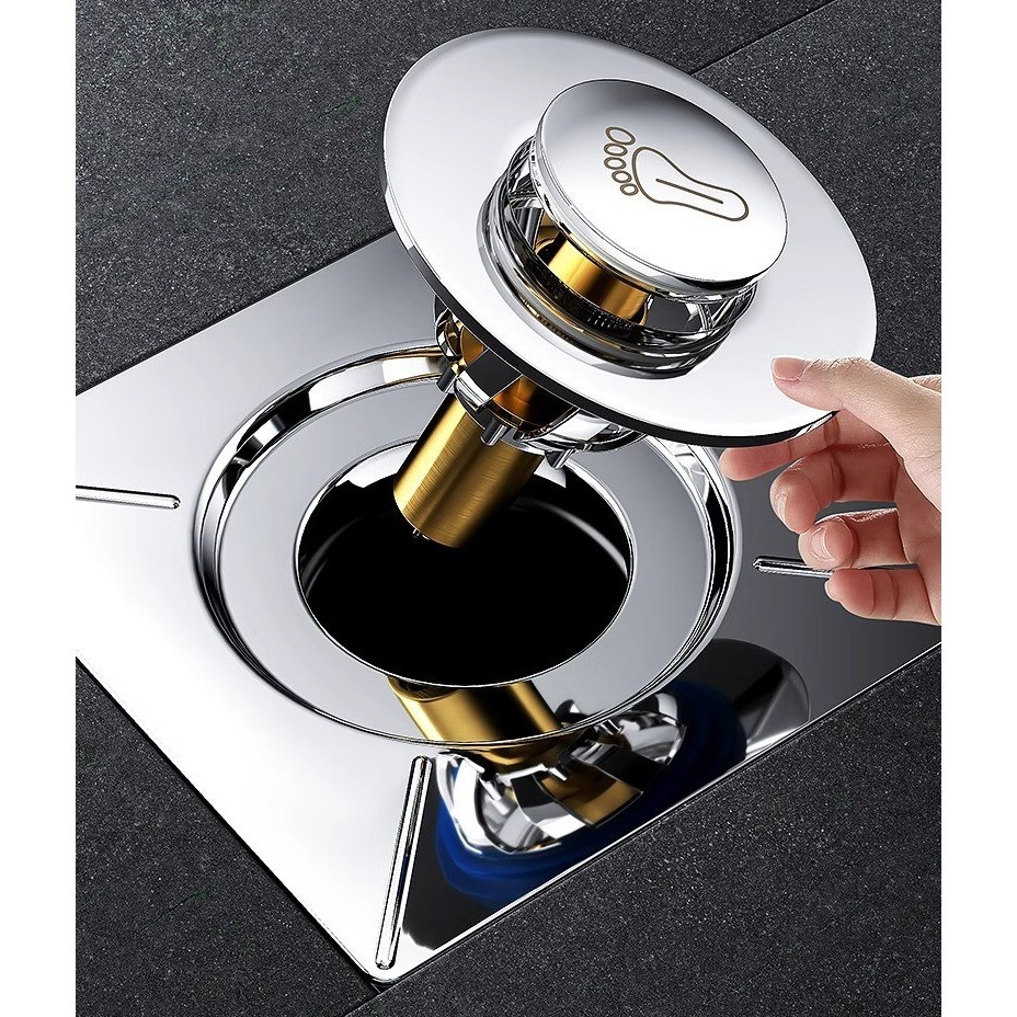 Bathroom Floor Drain Insect-Proof Deodorant Stainless Steel Floor Drain ...