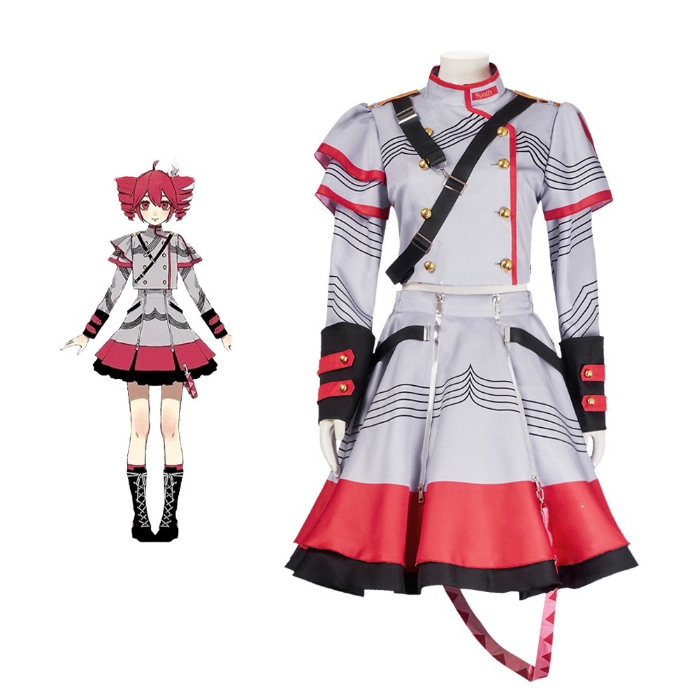 Jingyue Virtual Singer Kasane Teto Cosplay Costume Wig Halloween ...