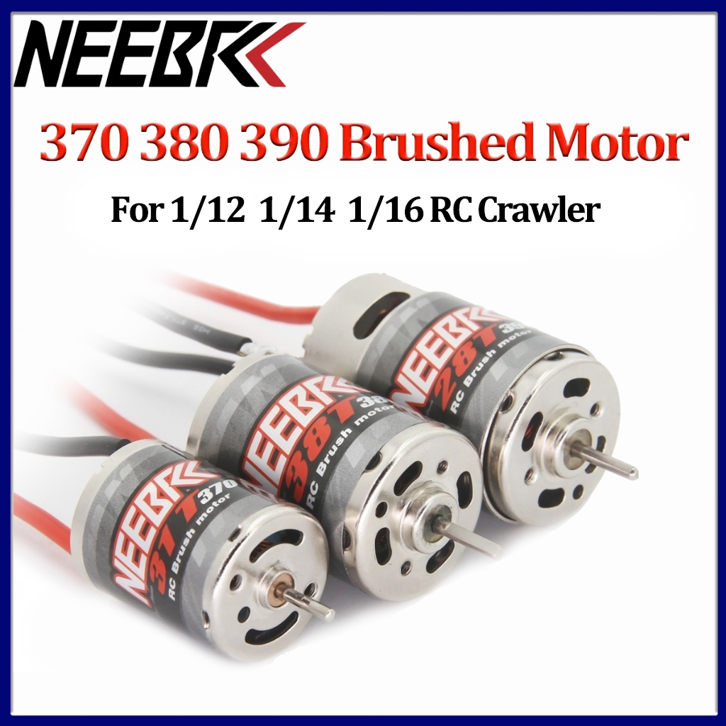 NEEBRC 370 380 390 Brushed Motor DC MOTOR For 1:12 1:14 1:16 RC CRAWLER ...
