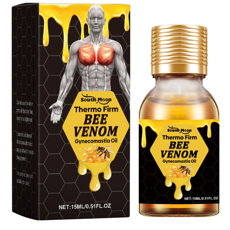 Mentherm Bee Gynecomastia Heating Oil, Men Therm Bee For Chest
