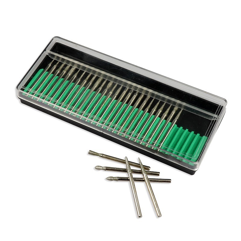 Aexit 3mmx16mm Tapered Abrasive Mounted Points Head - View #12