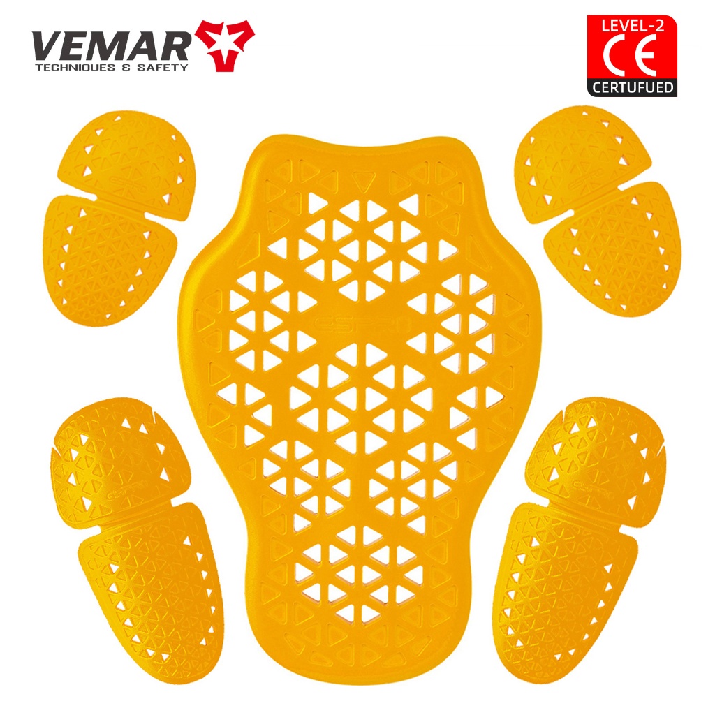 CE Level 2 Motorcycle Clothing Insert Protectors Motorcycle Knee Elbow ...