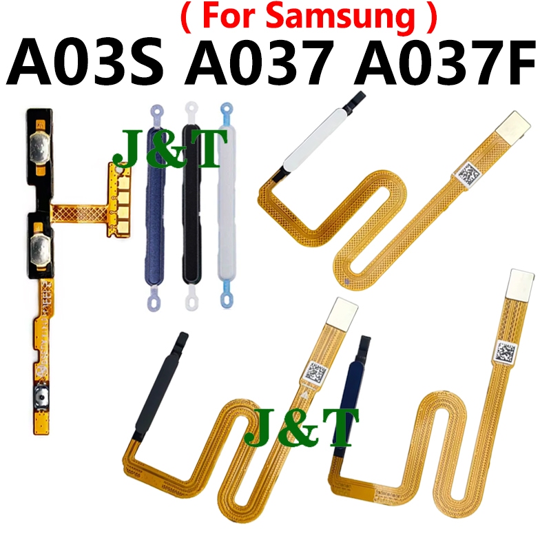Home Button Fingerprint Scanner Flex For Samsung Galaxy A03S A037F ...