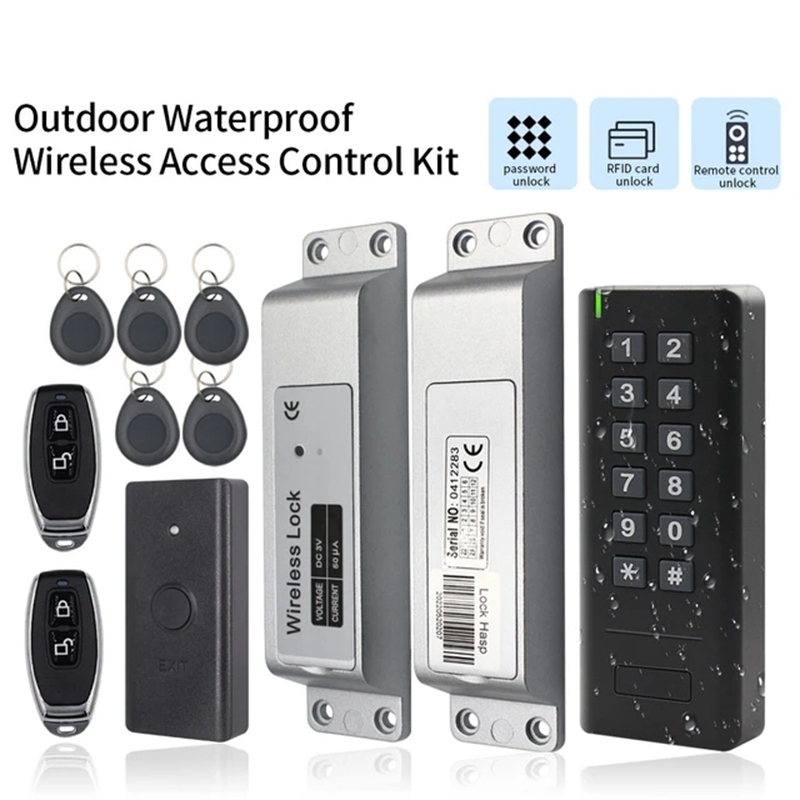 Waterproof Wireless Access Control Kits Electronic Gate Garage Door ...