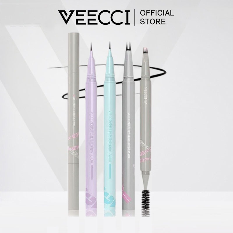 VEECCI Liquid Eyeliner Pencil 0.01mm Super Slim Double Claw Long ...