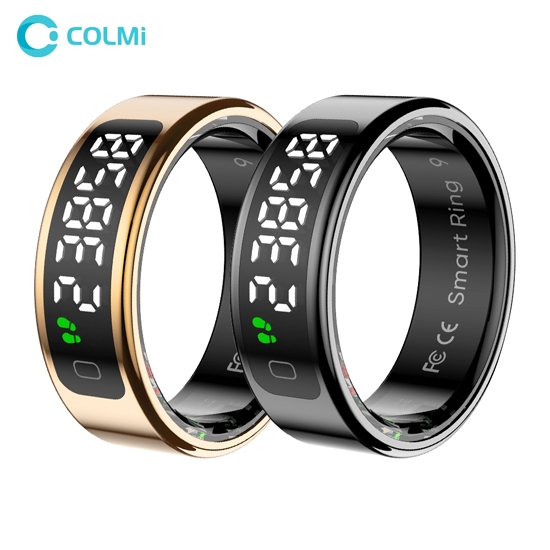 COLMI R12 Smart Ring Screen 1ATM Waterproof Health & Motion Monitor ...
