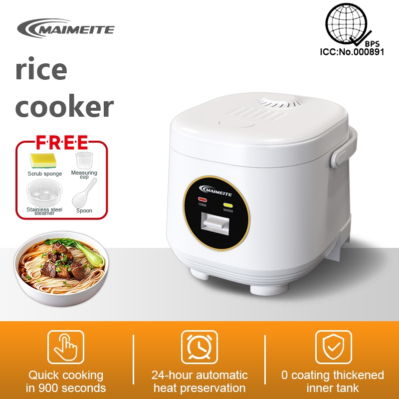 Maimeite Rice Cooker 2L Multifunction Smart Small Electric Cooker With ...