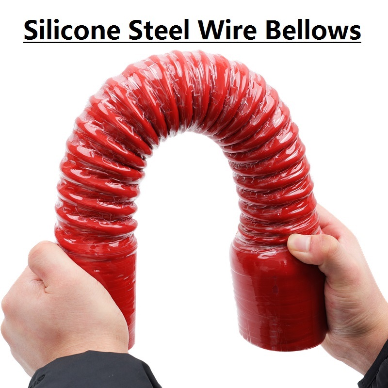 Silicone Steel Wire Corrugated Tube 400mm Universal Pipe High ...