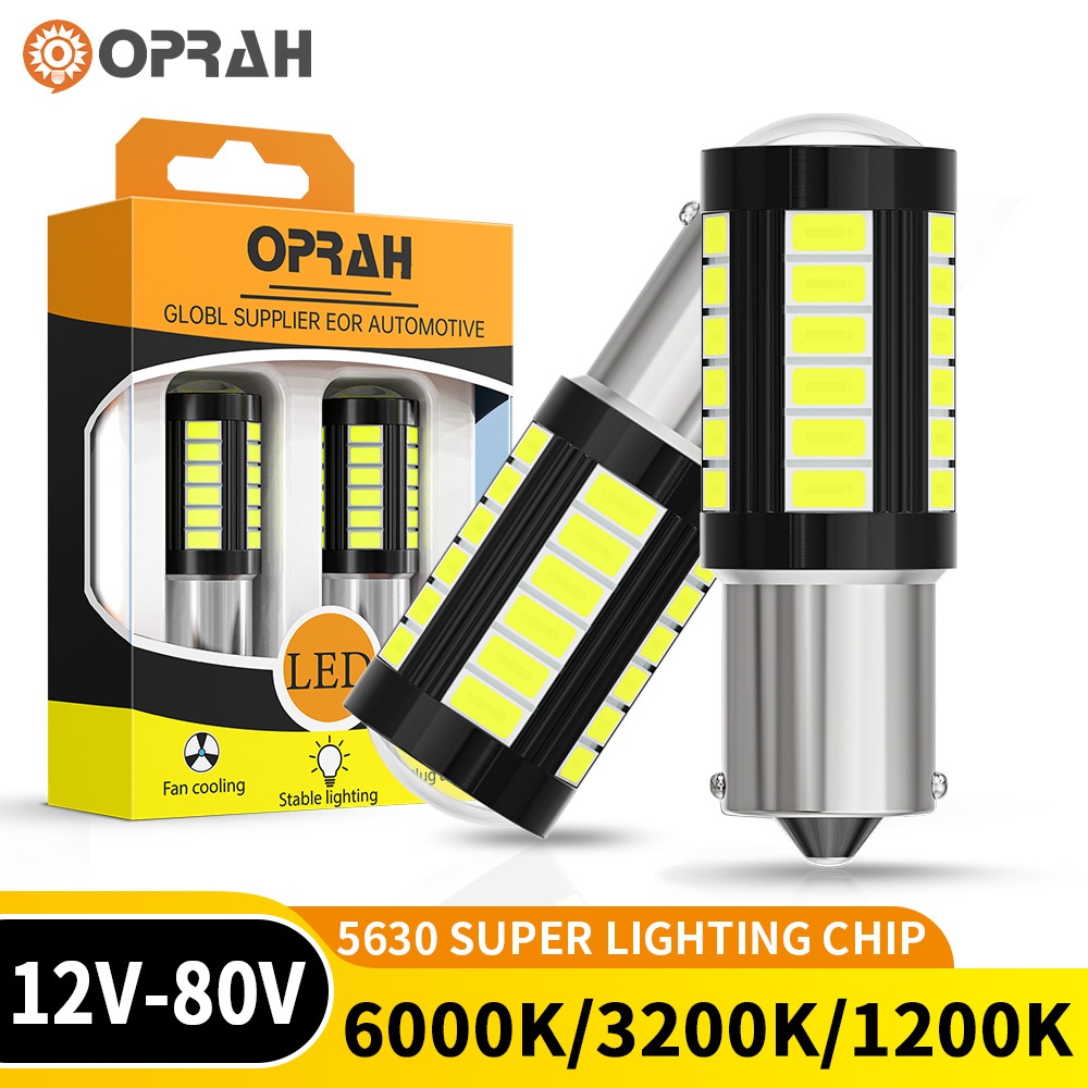 Oprah 2pcs 1156 BA15S 1156 BAU15S 1157 Bay15d T20 7440 7443 LED Super ...