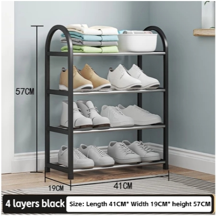 4 Layer 5 Layer Simple Shoe Rack Shoe Cabinet Student Dormitory ...