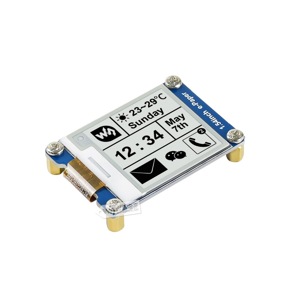 1.54inch SPI E-ink E-Paper Display Module for Arduino RasPi RPI ...
