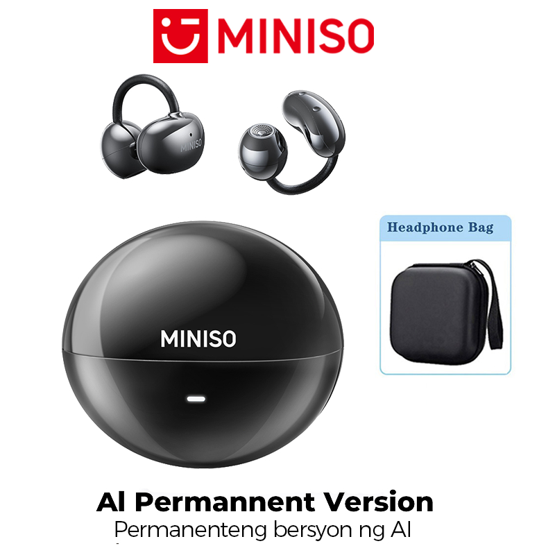 Foldable Headset Bluetooth Miniso Foldable Miniso Airpods MINISO