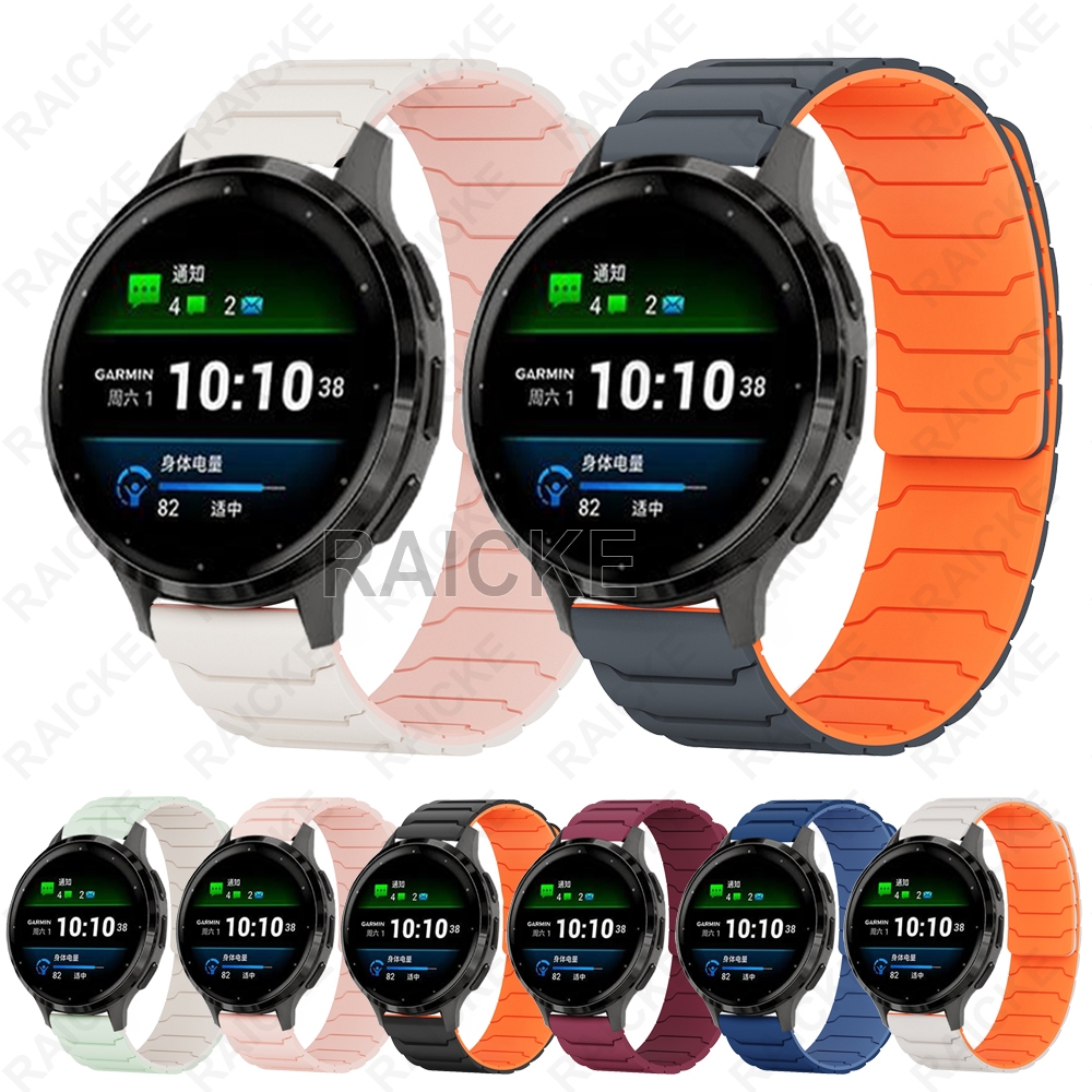 Cinturino Nylon 20mm Per Garmin (Approach S50, Forerunner 570, Vivoactive 6, 165) E Altri – Regolabile, Intrecciato, Blu – Ricambio Elastico E Traspirante - 2