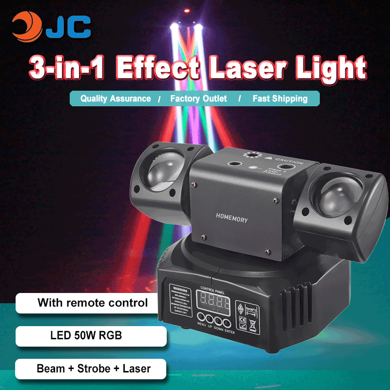 JC 50W Moving Head Dj Light DMX512 RGBW DH Laser For Disco Party ...