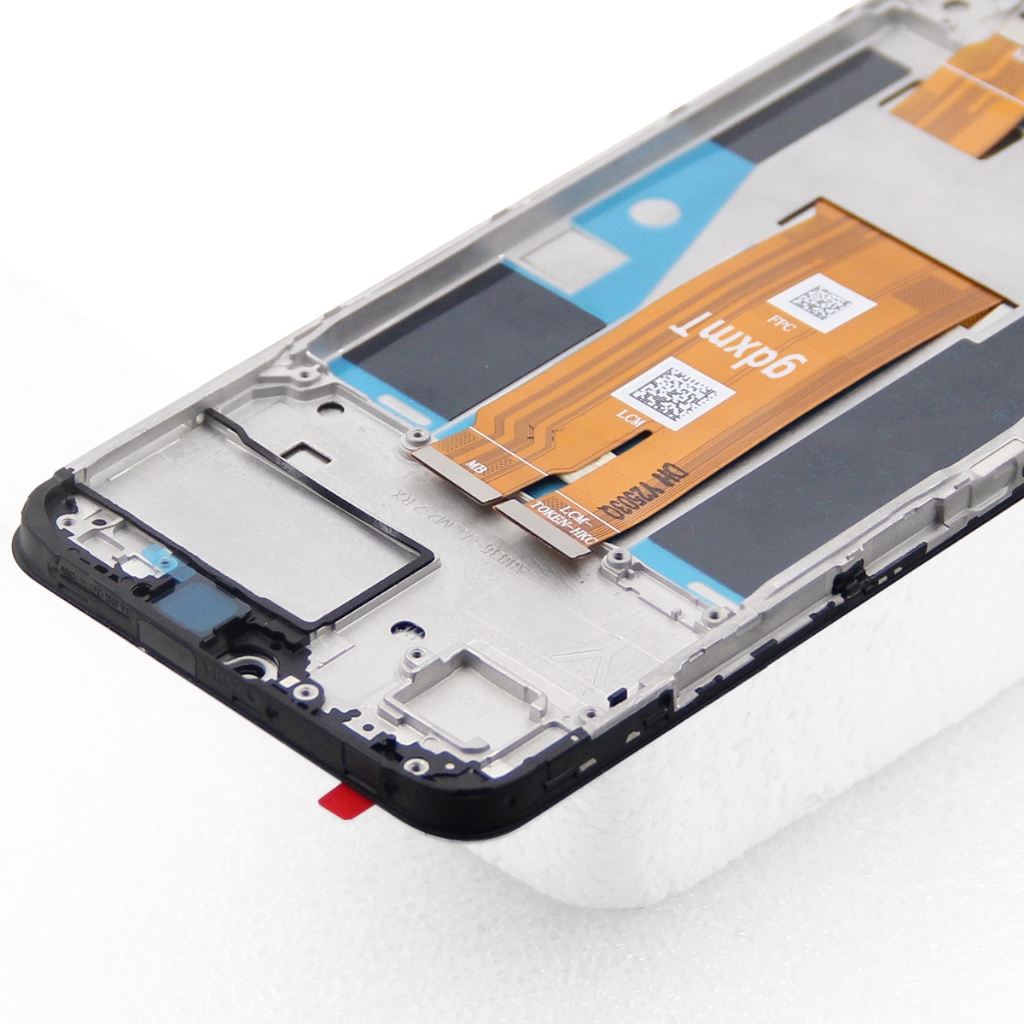 Schermo LCD Per Realme Note 60 2024 (RMX3933) – Display Da 6,74 Pollici Con Touchscreen E Kit Di Riparazione, Nero Con Telaio