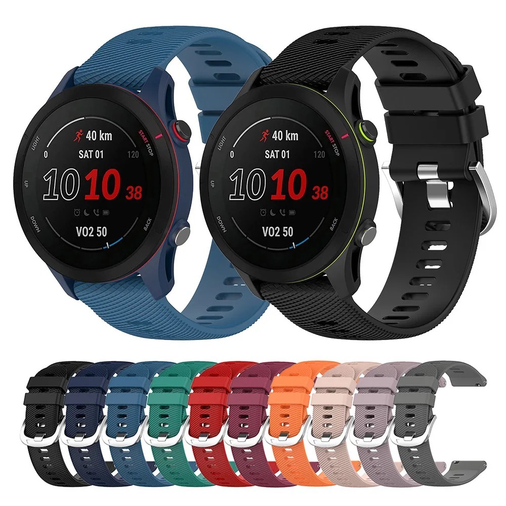 For Garmin Forerunner 255 255S 265S 265 Silicone Bracelet Strap for — free download