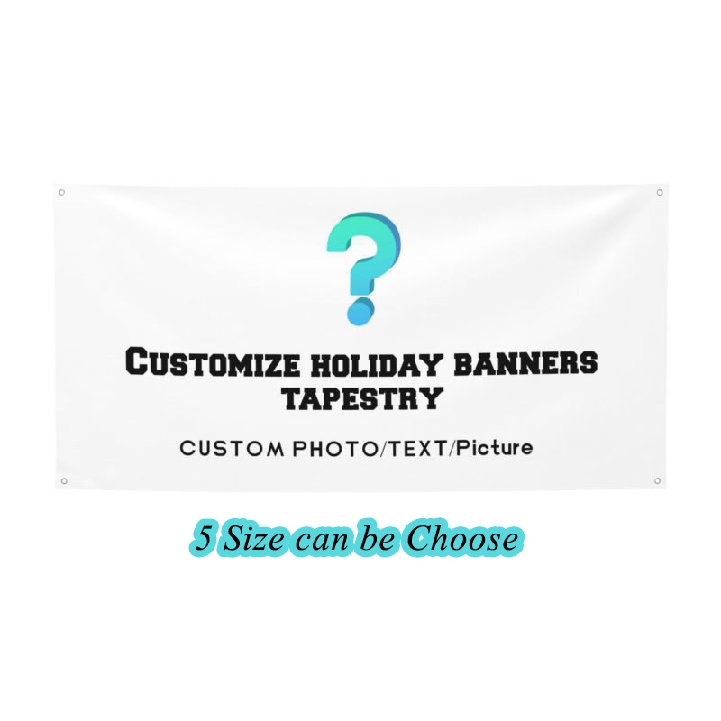 Customized Tapestry Banner Hanging Wall Decoration Chair Cover, Table ...