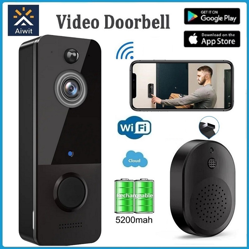 Night Vision Video Doorbell Wireless Wifi EKEN Smart Video