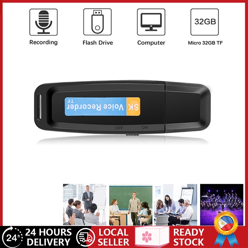 [Local Shipment] Portable Recording Pen,Noise Reduction Recording Led ...