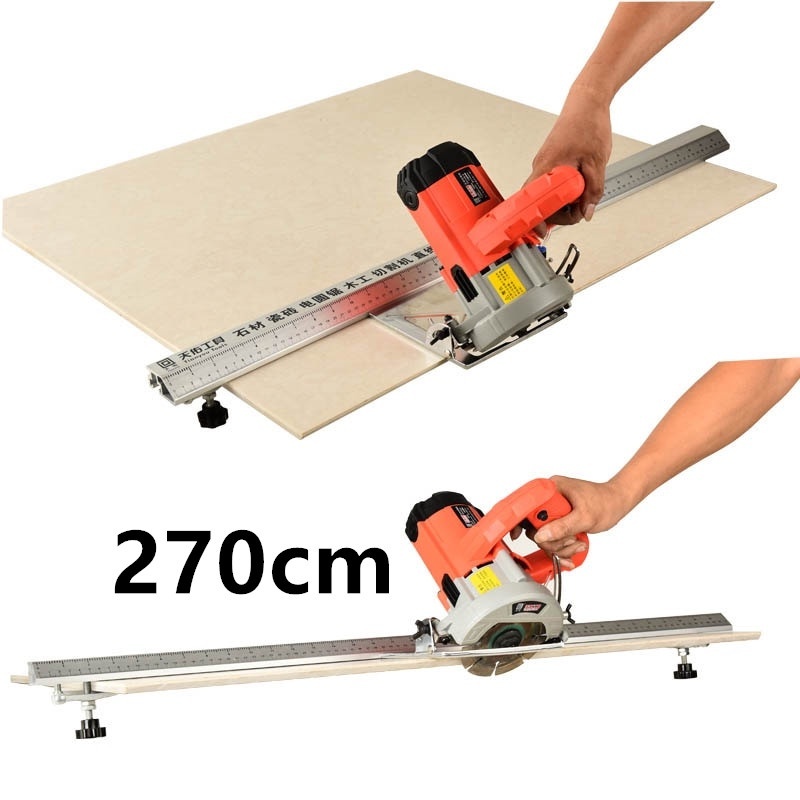 New Woodworking Electric Circular Saw Cutting Machine Guide Foot Ruler ...