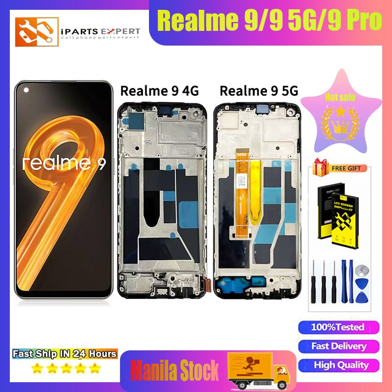 IPARTSEXPERT High Quality LCD For OPPO Realme 9/9 5G LCD Screen Support ...