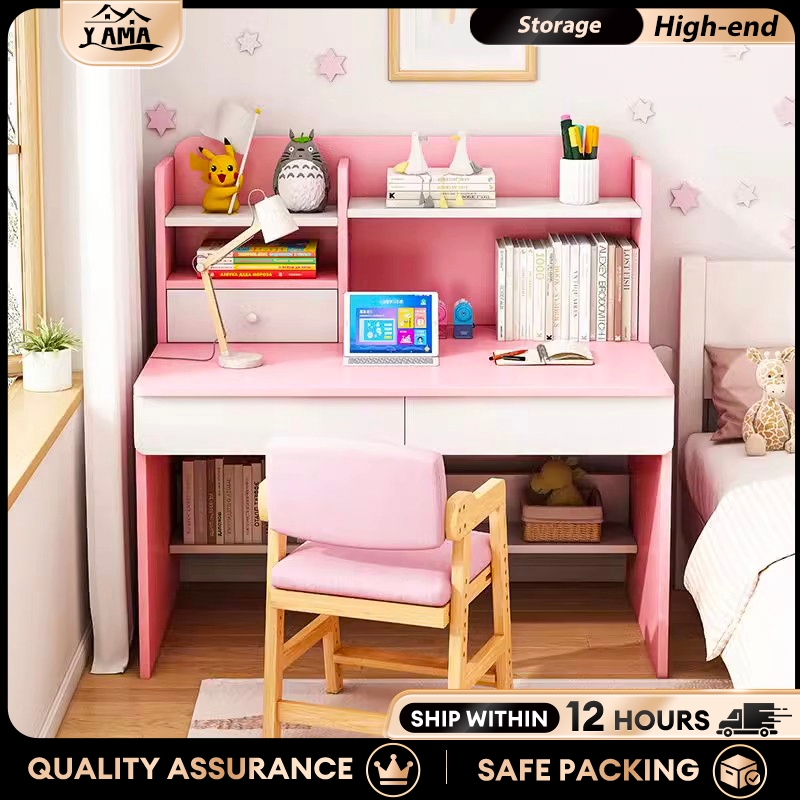Student Study Table Desk Bookcase Study Table Desk Computer Table ...