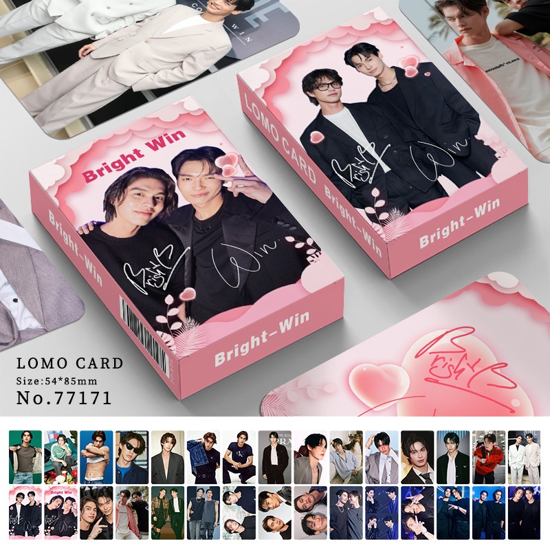Thailand BRIGHTWIN Photocard BL Bright Win Lomo Card 30Pcs/box | Shopee ...