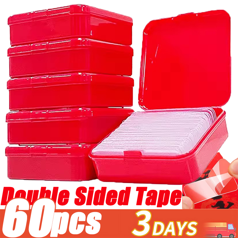 Reusable Double Sided Stickers/Self-Adhesive Nano PVC Tape/Washable ...