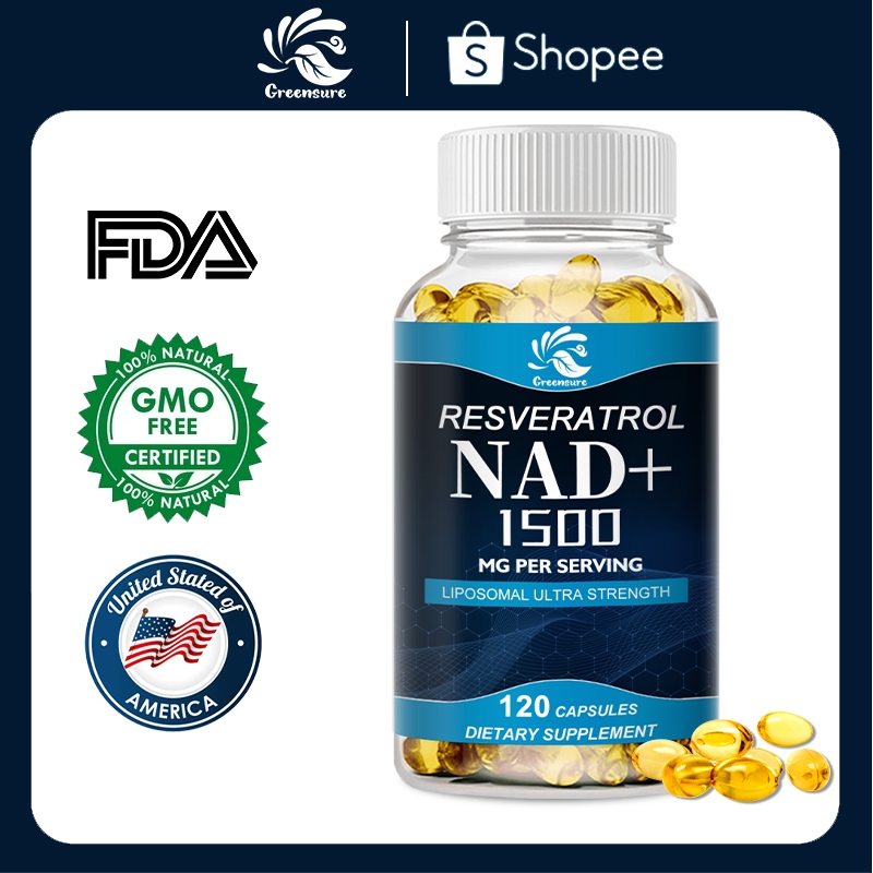 NMN Supplement, 1500MG Nicotinamide Mononucleotide Resveratrol Enhanced Absorption 2-in-1 For Supports Anti-Aging & Antioxidant, Cellular Energy Metabolism, Naturally Boost NAD Levels (NMN 120PCS - Foto 4