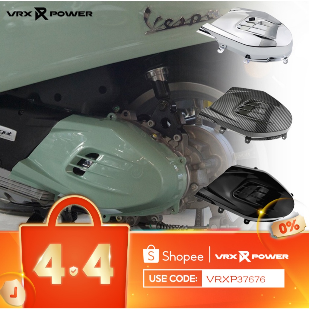 For Vespa S125 S150 2019-2024 Motorcycle Transmission Case Cover ABS ...