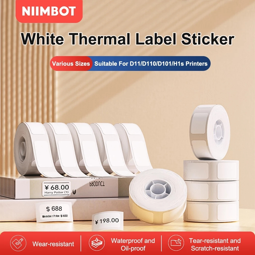 Niimbot D11 D110 D101 Label Paper Sticker self-adhesive Chroma ...