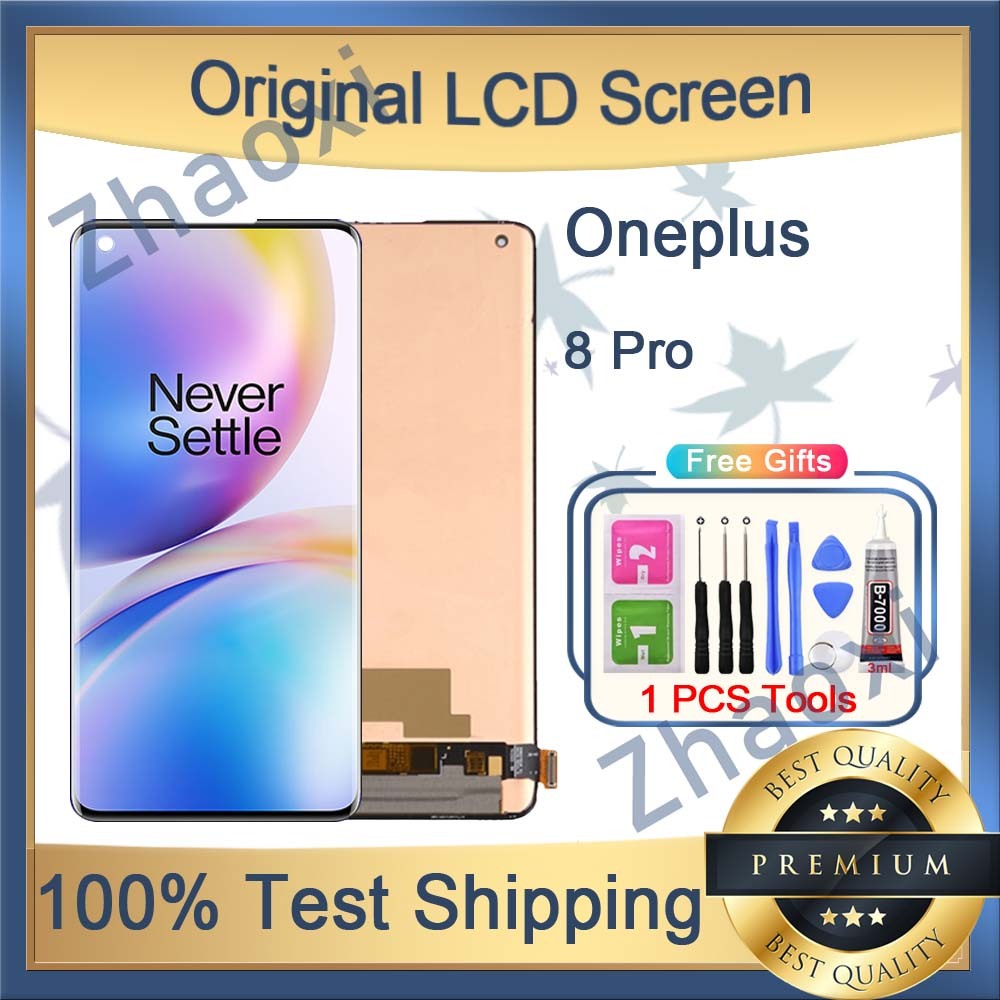 Original AMOLED Oneplus 8 Pro 5G LCD Display Touch Screen Replacement ...
