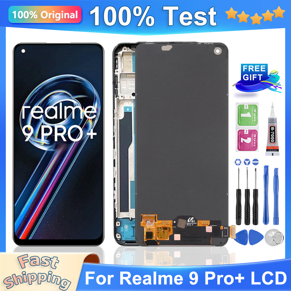 For Realme 9 4G / 9 Pro Plus 5G LCD Display 9 Pro+ RMX3521 RMX3392 ...