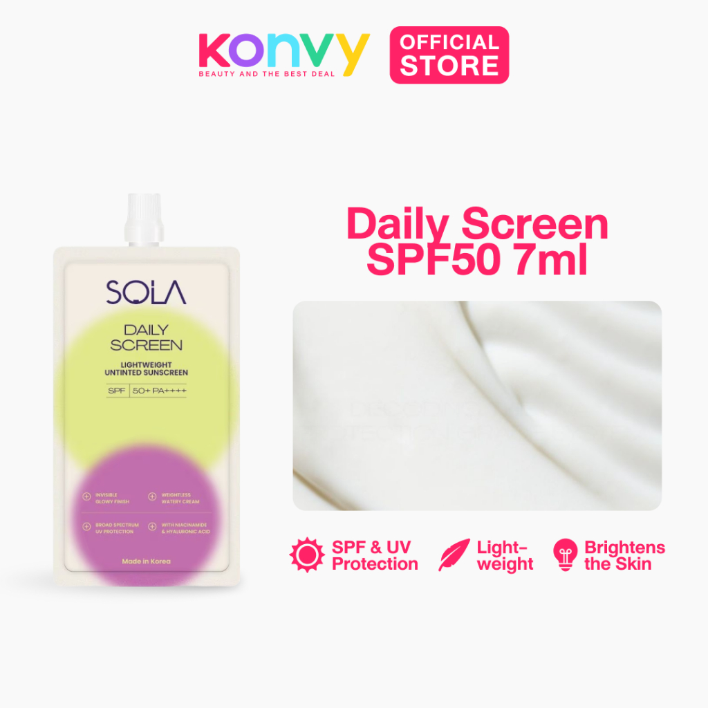 Sola Daily Screen SPF50 7ml | Shopee Philippines