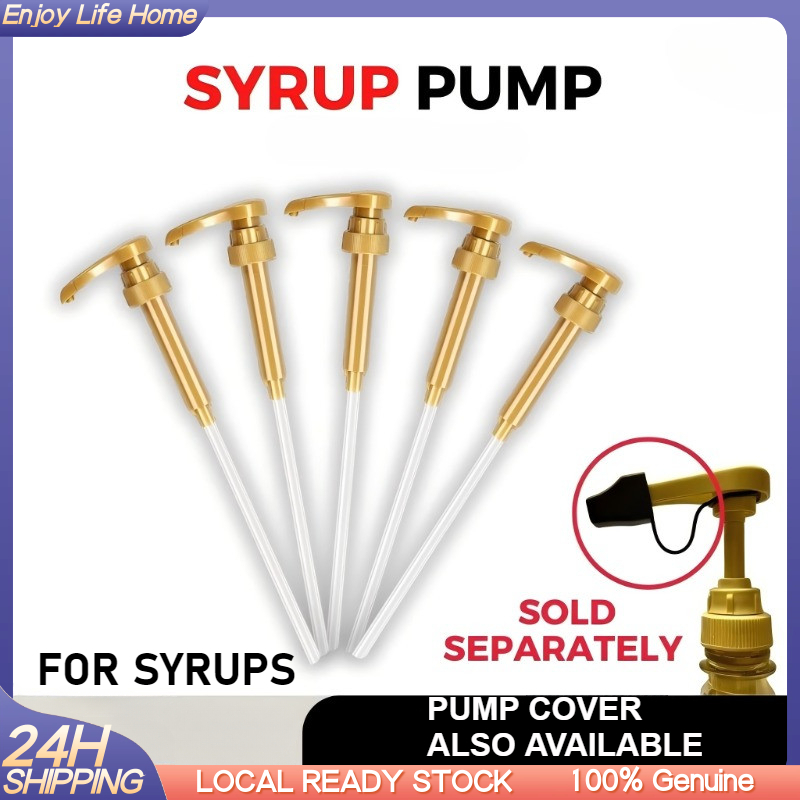 10ml Per Pump Free Pump Cover Plastic Syrup Pump for Easy Starbucks ...