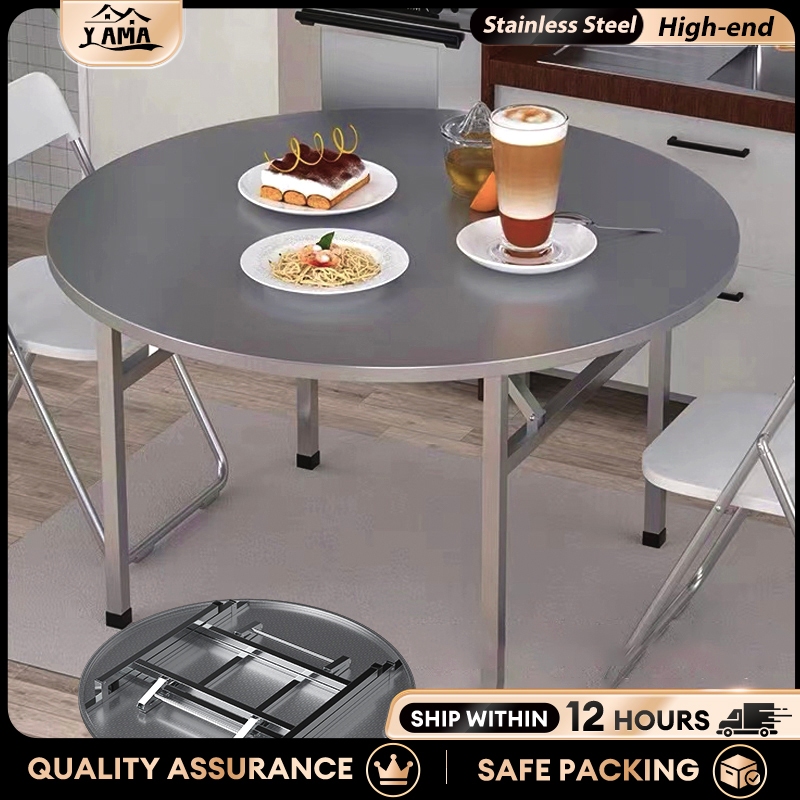 Stainless Steel Foldable Table For Kitchen Dining/camping Table Metal ...