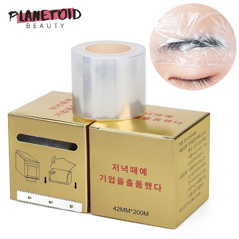 1 Box Permanent Eyebrow Wrap Film Plastic Wrap Eye Use Preservative ...