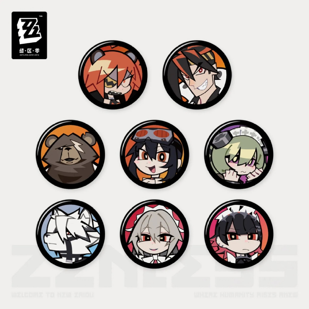 [zenless Zone zero] Fit Series Agent Avatar mini Badge Mystery Box ...