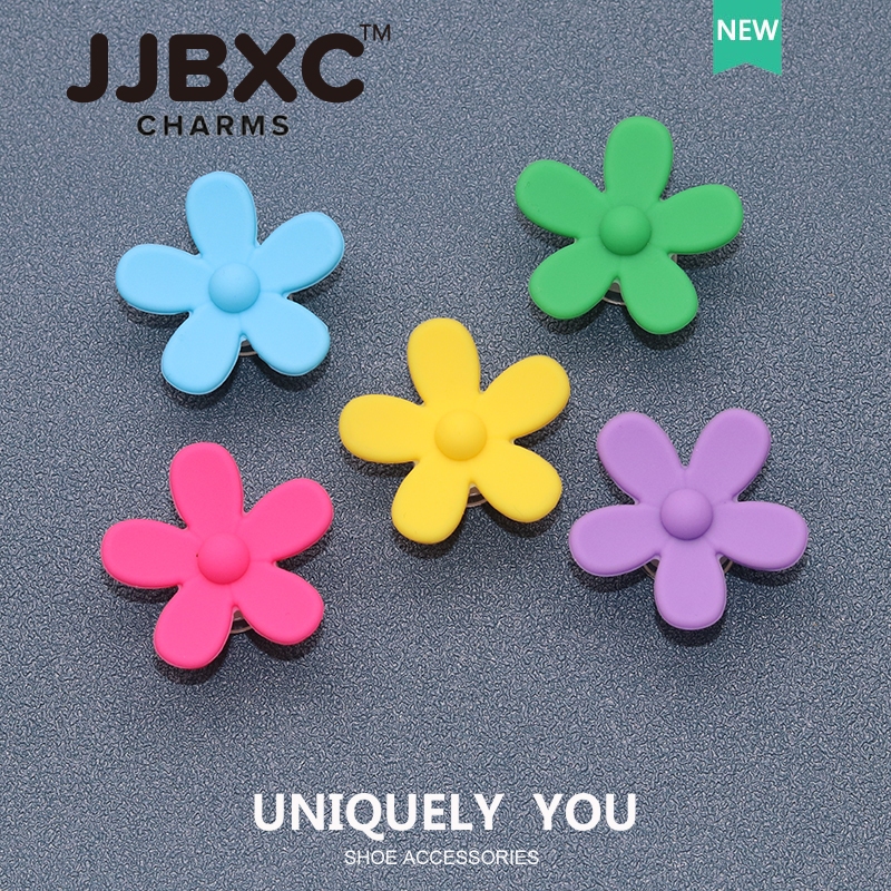 JJBXC Adaptive Exclusive Shoe Upper Decor Buckle - Colorful Flower ...