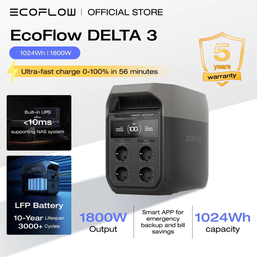 10. EcoFlow Delta 3