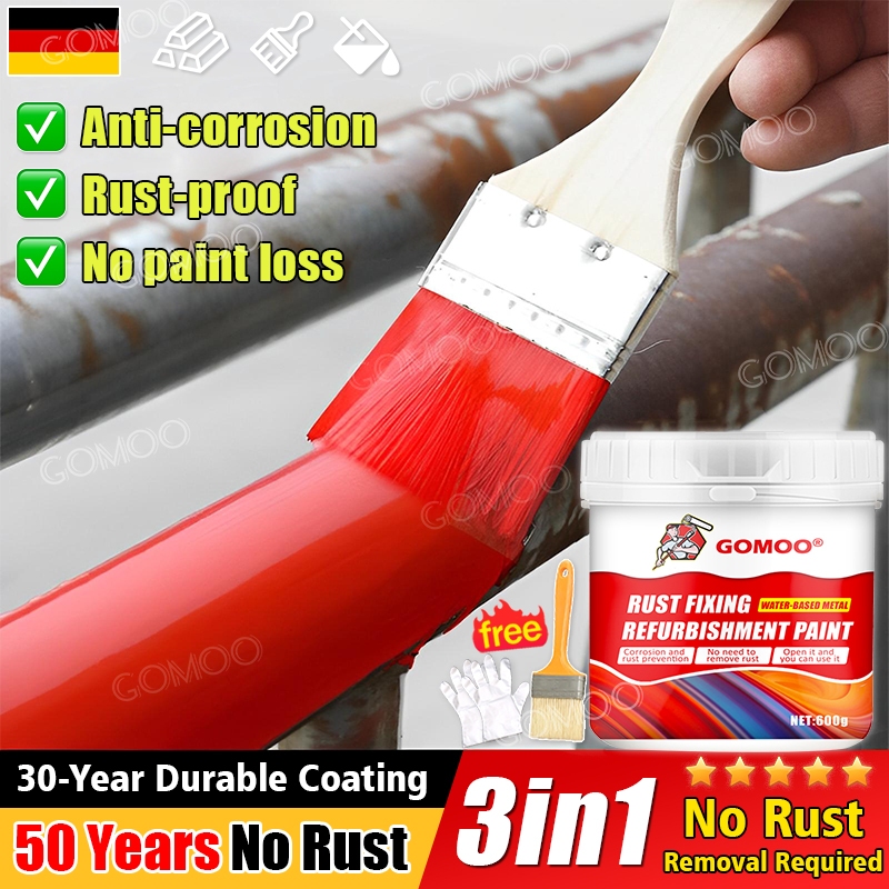 1000g with Brush 2in1 Anti Rust Paint Metal Primer Paint Coating for ...