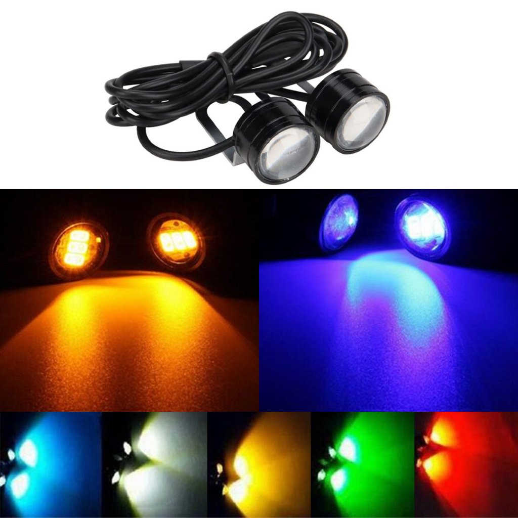 Motorcycle Led Eagle Eye Light Stable Light 12V Waterproof High-bright ...