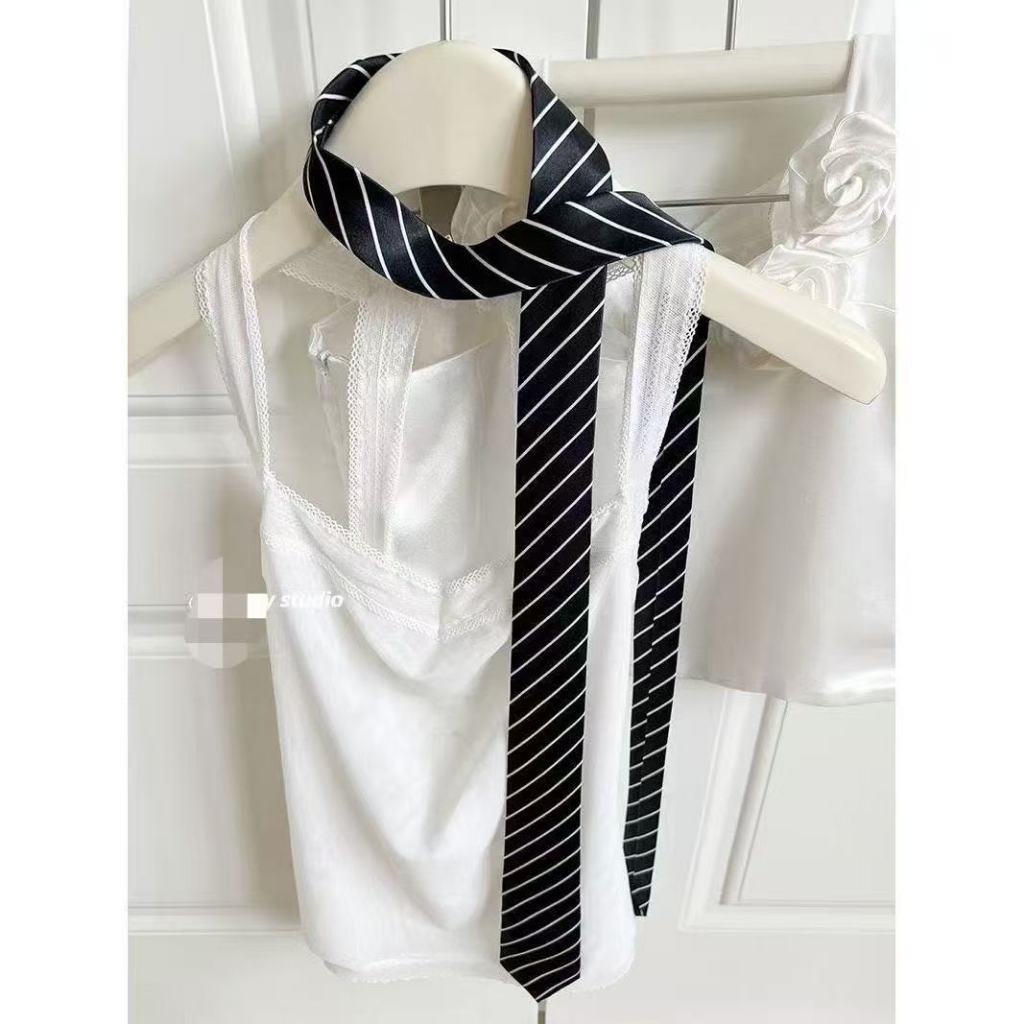 5 cm Narrow Men Women Tie Casual Tie Student Tie Vintage Scarves Ribbon ...