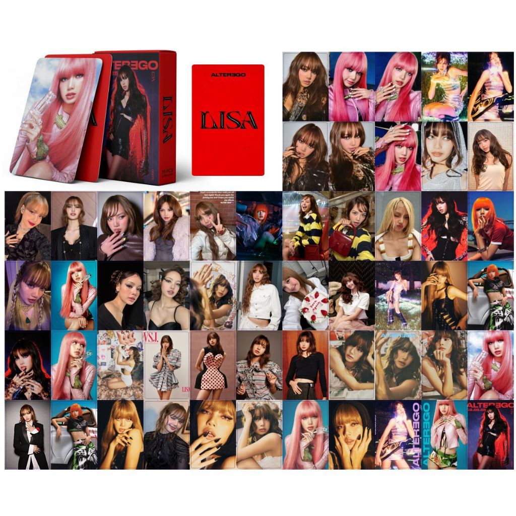 50-119pcs/box BP Laser Holographic Lomo Cards Season's Greetings In ...