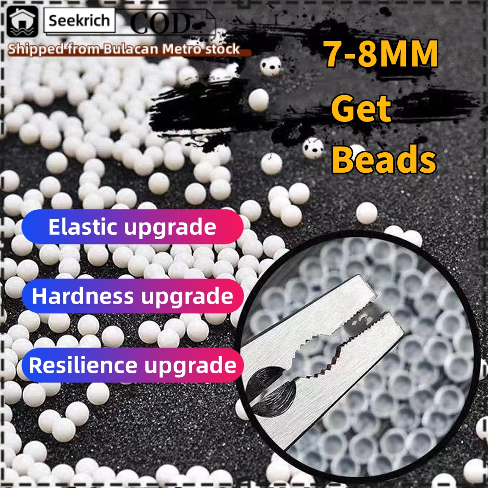 10000pcs Crystal children's toy absorbent ball 7-8Mm crystal projectile ...